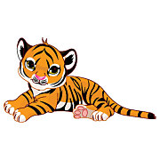 Obraz na stenu - Tigrík zs5159